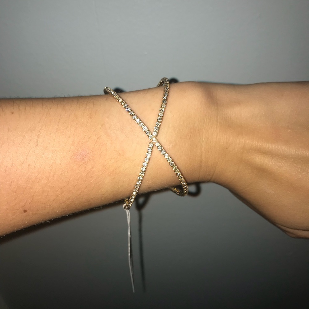 Diamond X bracelet